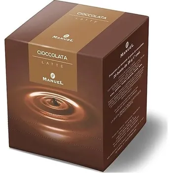 Čokoláda Manuel Caffe Čokoláda MLÉČNÁ latte 20 porcí