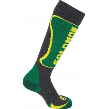 Dámské ponožky SALOMON KART JUNIOR PONOŽKY LYŽAŘSKÉ DĚTSKÉ TEPLÉ VLNA NA LYŽE 27-30