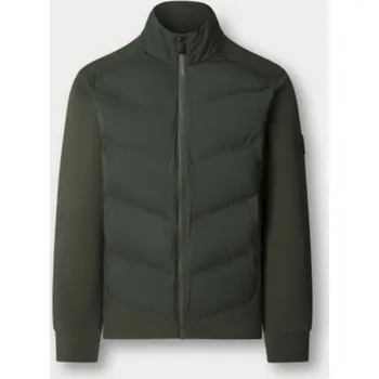 Pánská mikina MIKINA HACKETT LONDON HS SONIC HYBRID FZ HARVARD KHAKI GREEN