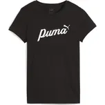 PUMA Dámské triko ESS+ Script PUMA Black M ČERNÁ