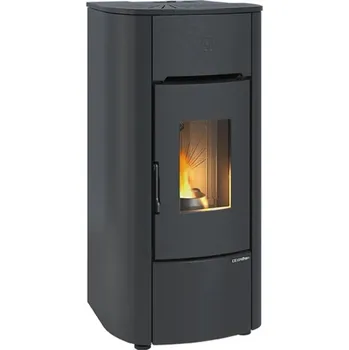 Krbová kamna Extraflame Angelica Plus s rozvodem horkého vzduchu - černá