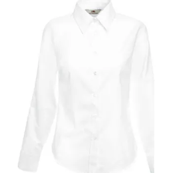 Gastro oděv Dámská halena F700, dlouhý rukáv, bílá, bílá