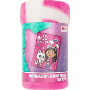 deka Deka Carbotex 130 x 160 cm růžová Gábinin Kouzelný Domek postavičky