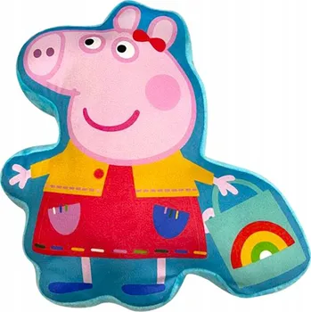 Polštář Prasátko Pepa Prasátko polštář tvarovaný, velurový