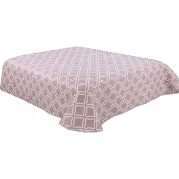 Přehoz na lůžko Přehoz na postel Spod Igły i Nitki mikrovlákno 200 cm x 220 cm bílý