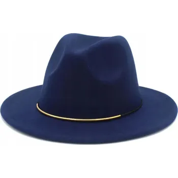 Klobouk Klobouk klasický modrý, velikost 58 (bez značky)