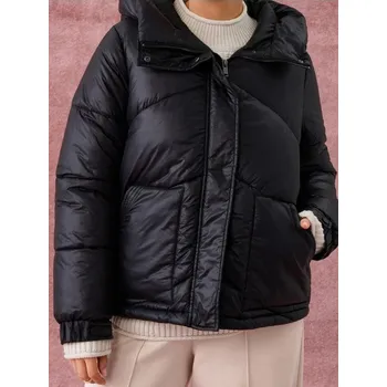 Dámský kabát Sinsay - Prošívaná puffer bunda - černá - 617FH-99X - 617FH-99X-XXL