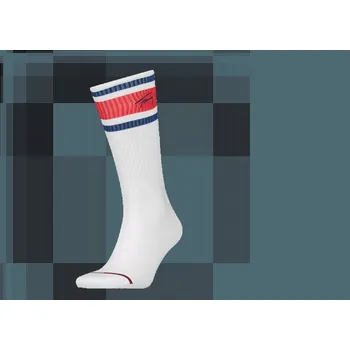 Pánské ponožky Tommy Hilfiger Ponožky TH Vintage Cut 1P Nerd bílé, velikost 35-38