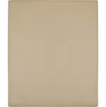 Jersey prostěradlo taupe 180x200 cm bavlna IM_136228