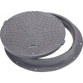 poklop Krytka poklopu Babylonplast A15B6080S1 šedá 80 cm