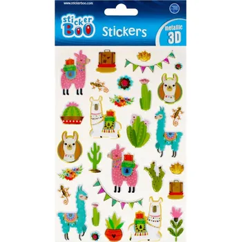 samolepka Samolepky Sticker BOO Lama