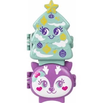 Panenka Mattel Sada 2 figurek Polly Pocket na vánoce