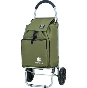 Nákupní taška Nákupní taška na 2 kolečkách 55l Madisson 42028 zelená