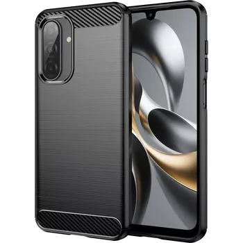 Pouzdro na mobilní telefon Techsuit Armored Carbon pro Samsung Galaxy A17 4G/5G černý