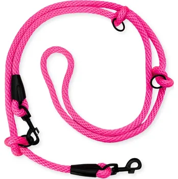Vodítko pro psa PafDog® Přepínací nastavitelné vodítko 12mm, růžové PAF-959