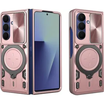 Pouzdro na mobilní telefon Kryt Samsung Galaxy Z Fold 7, Techsuit CamGuard Pro - rose gold