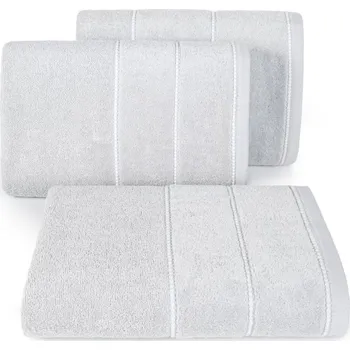 Bytový textil BAVLNĚNÝ RUČNÍK MARI2 50X90 CM STŘÍBRNÁ