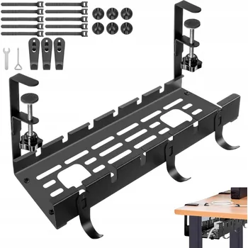 Bezpečnostní kamera MASKOVÁNÍ KABELŮ ORGANIZÉR DRŽÁK POLICE POD STŮL DESKU