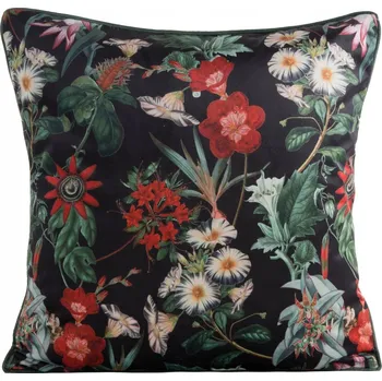 Povlak na polštářek Dekorační povlak na polštář 45x45 Velvet s květinovým vzorem Velvet 102