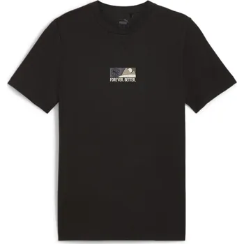 Pánské tričko PUMA Pánské univerzálni tričko Sportswear Tee S ČERNÁ