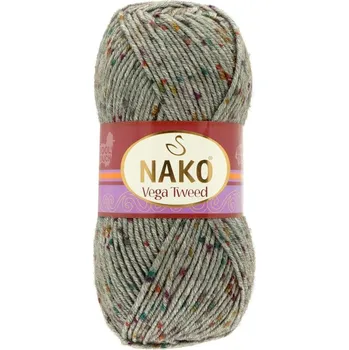 Příze Nako Vega Tweed 31754 šedá