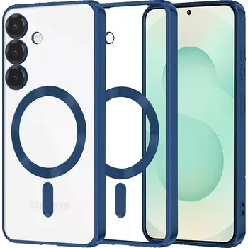 Pouzdro na mobilní telefon Kryt Samsung Galaxy S25 Plus Techsuit Luxury Crystal MagSafe - modrý