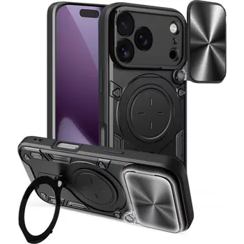 Pouzdro na mobilní telefon Kryt iPhone 17 Pro Max, Techsuit CamGuard Pro - černý