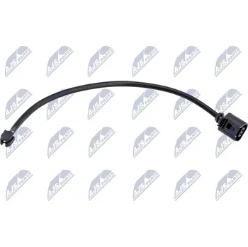 Brzdová destička Výstražný kontakt, opotřebení obložení NTY HCZ-VW-006