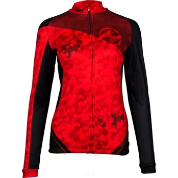 cyklistický dres Dres dlouhý dámský HAVEN STRATO červený L