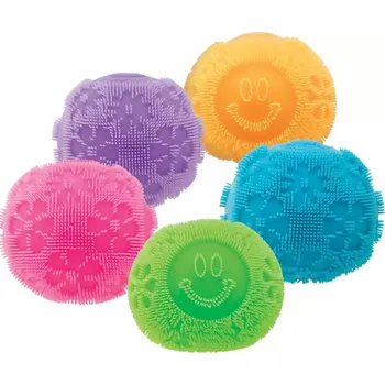 Cestovní hra Schylling NeeDoh Mačkací míček Flower Power Růžový