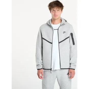 Pánská mikina Nike Tech Men's Fleece Windrunner Full-Zip Jacket Dk Grey Heather/ Black M