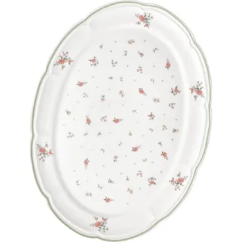 Talíř Bílý porcelánový tác Brandani Nonna Rosa ID_1415673