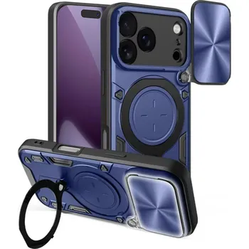 Pouzdro na mobilní telefon Kryt iPhone 17 Pro Max, Techsuit CamGuard Pro - modrý