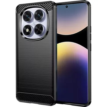 Pouzdro na mobilní telefon Kryt Xiaomi Redmi Note 14 Pro 5G / Poco X7, Techsuit CarbonFiber černý