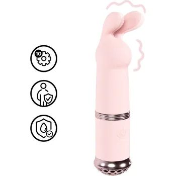 Vibrátor Shots Loveline Rêve, silikonový přikládací vibrátor 11,1 x 2,6 cm