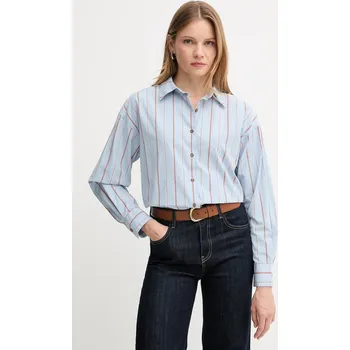 Pánská košile Bavlněná košile Barbour SAFFRON LSH1698 modrá 05X, vel. 36