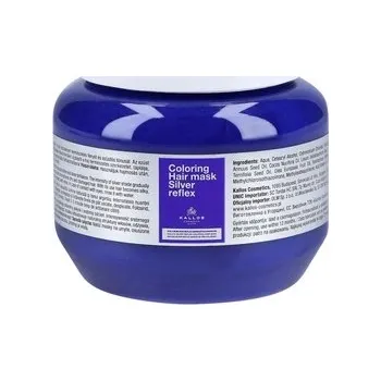 Vlasová regenerace Maska na vlasy Kallos pro barvené blond vlasy 275 ml – ochrana barvy