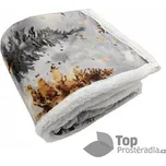 Deka beránek PICTURES 150x200 Zimní les