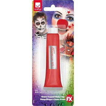 Karnevalový doplněk Červená barva na obličej