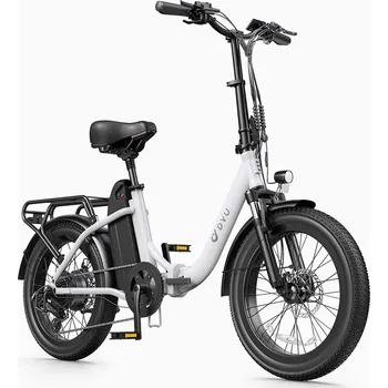 Skládací kolo DYU Skládací elektrokolo DYU C9 250W motor, 48V 15,6Ah baterie, 20palcové pneumatiky BÍLÁ 2025