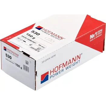 Sada na opravu pneumatiky Hofmann Power Weight 5530-1500-007 Vyvažovací závaží Typ 530, 150 g, Olověná, šedá - pro ocelové ráfky