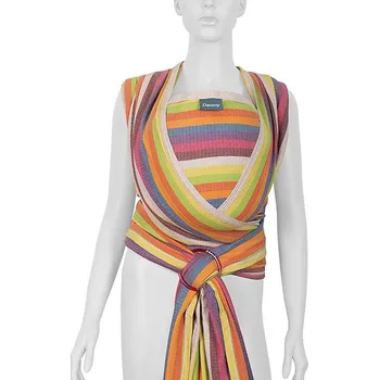 Dacony Šátek 4,7 m (M) + pár kroužků zdarma, duha