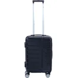 Malý kabinový kufr do letadla Lee Cooper LC33303, ABS, TSA zámek, 55x40x20, 30 l černá