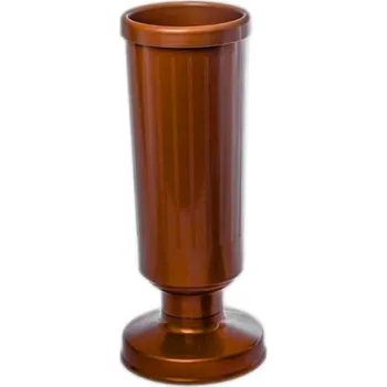 Květináč Váza hřbitovní UH zátěž. 26cm kalich MĚDĚNÁ