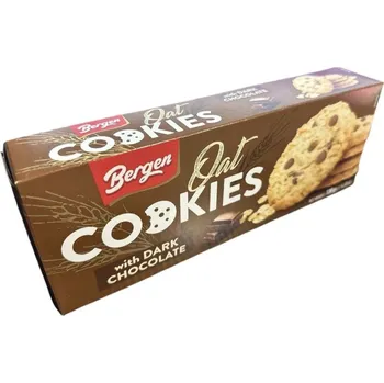 Čokoláda Bergen čokoládové sušenky hořká čokoláda 130g