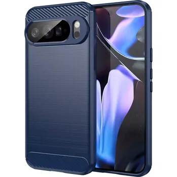 Pouzdro na mobilní telefon Kryt Google Pixel 10 Pro XL, Armored Carbon modrý