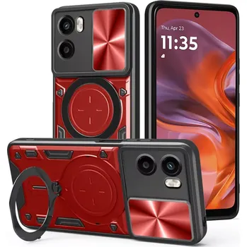 Pouzdro na mobilní telefon Kryt Motorola Moto G05 /E15 Techsuit CamGuard Pro - červený