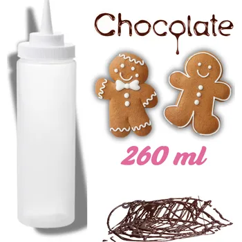 Dávkovací zdobička 260 ml na čokoládu a královskou glazuru