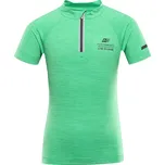 Dětské rychleschnoucí cyklo triko ALPINE PRO LATTERO 2 zelená 152-158