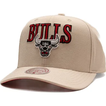 Kšiltovka Kšiltovka Mitchell & Ness - NBA Team Name Pro Crown - Chicago Bulls - Bone velikost One Size (56-59 cm)